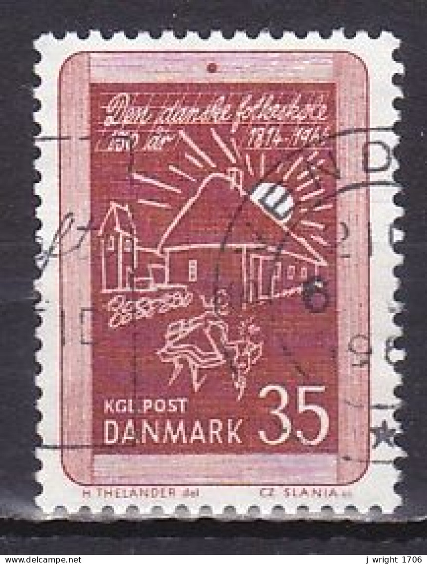 Denmark, 1964, Primary Schools 150th Anniv, 35ø, USED - Gebraucht