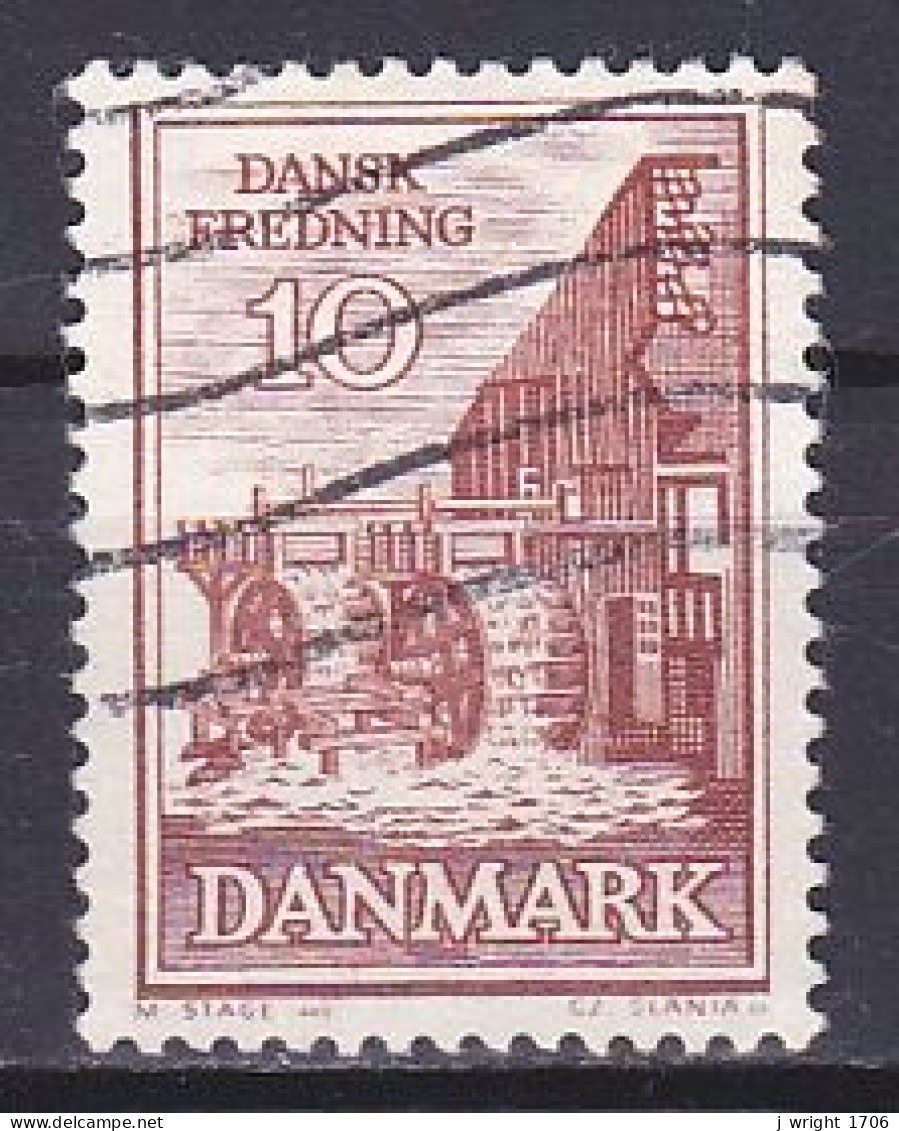 Denmark, 1962, Natural Preservation/Mill Monopolies Abolition, 10ø, USED - Usado