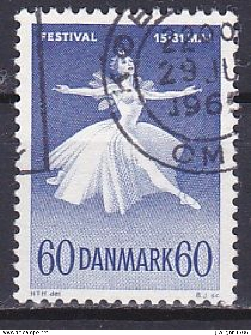 Denmark, 1962, Ballet & Musical Festival, 60ø, USED - Gebraucht