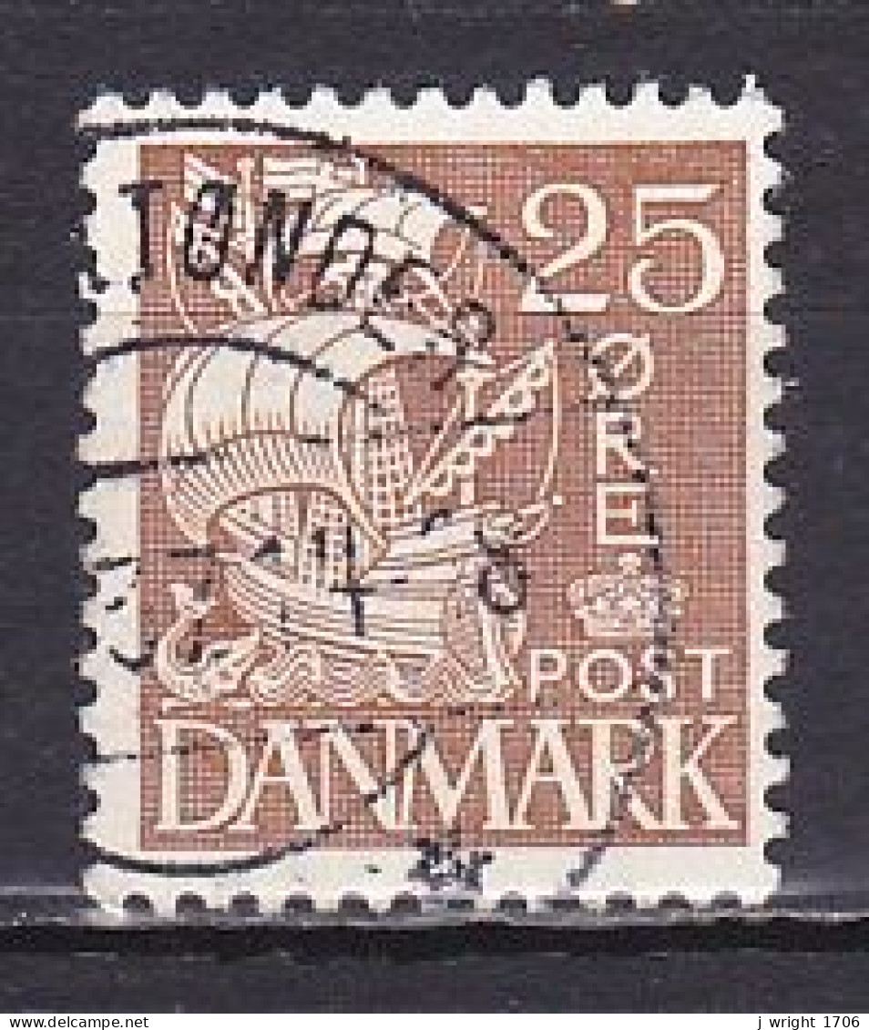 Denmark, 1933, Caraval/Hatched Background, 25ø, USED - Usati