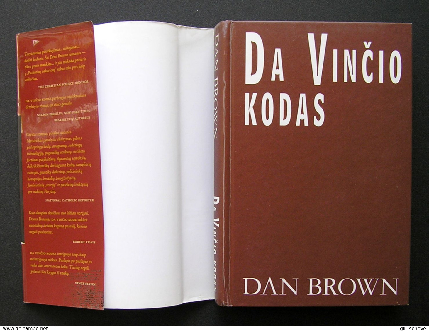 Lithuanian Book / Da Vinčio Kodas By Dan Brown 2004 - Culture