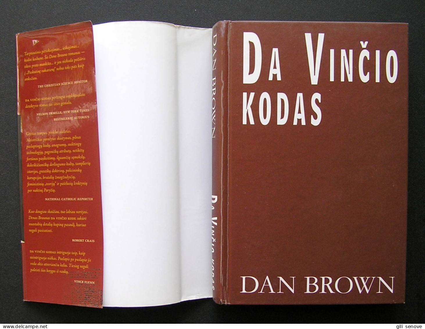 Lithuanian Book / Da Vinčio Kodas By Dan Brown 2004 - Cultura