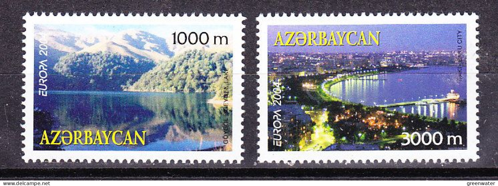 Europa Cept 2004 Azerbaijan 2v ** Mnh (59548B) Rock Bottom - 2004