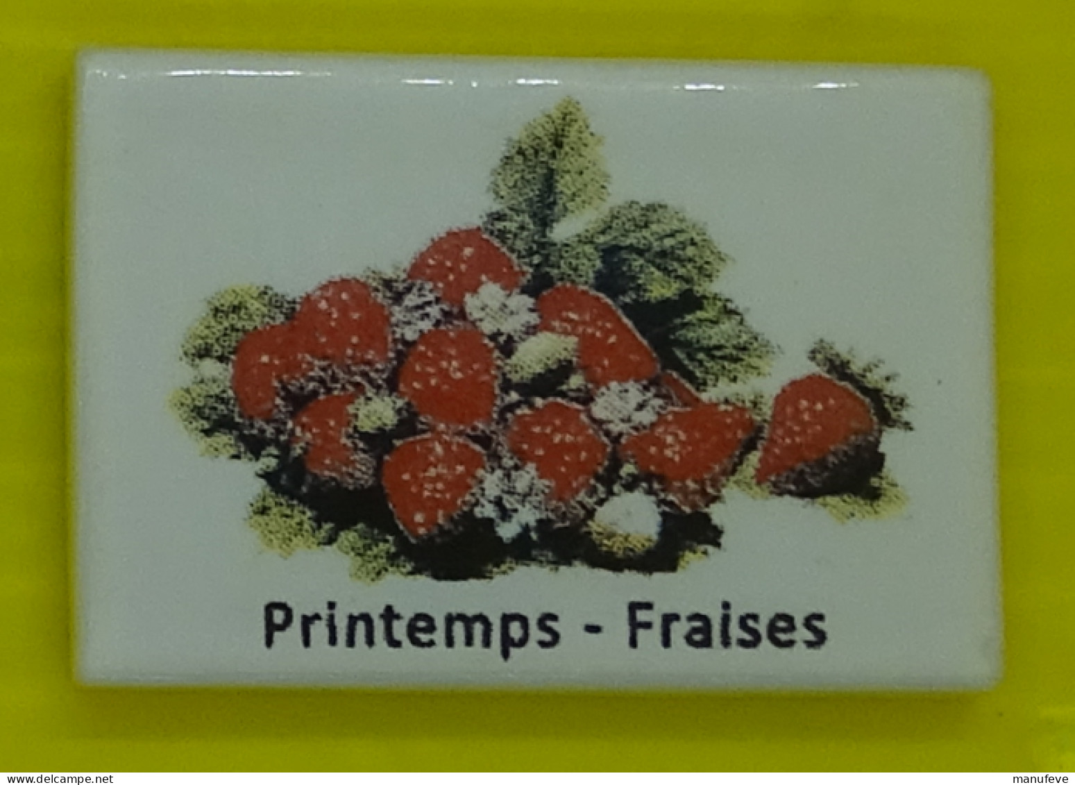 Fève - Légumes Et Fruits De Saison - Printemps Fraise - Fruit - Andere & Zonder Classificatie