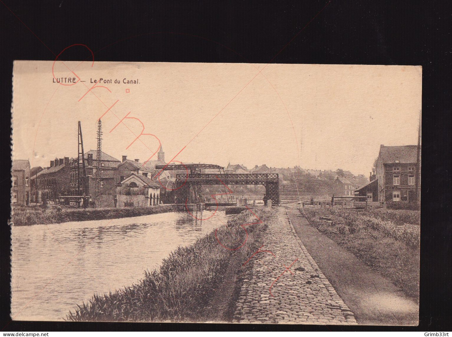 Luttre - Le Pont Du Canal - Postkaart - Pont-a-Celles