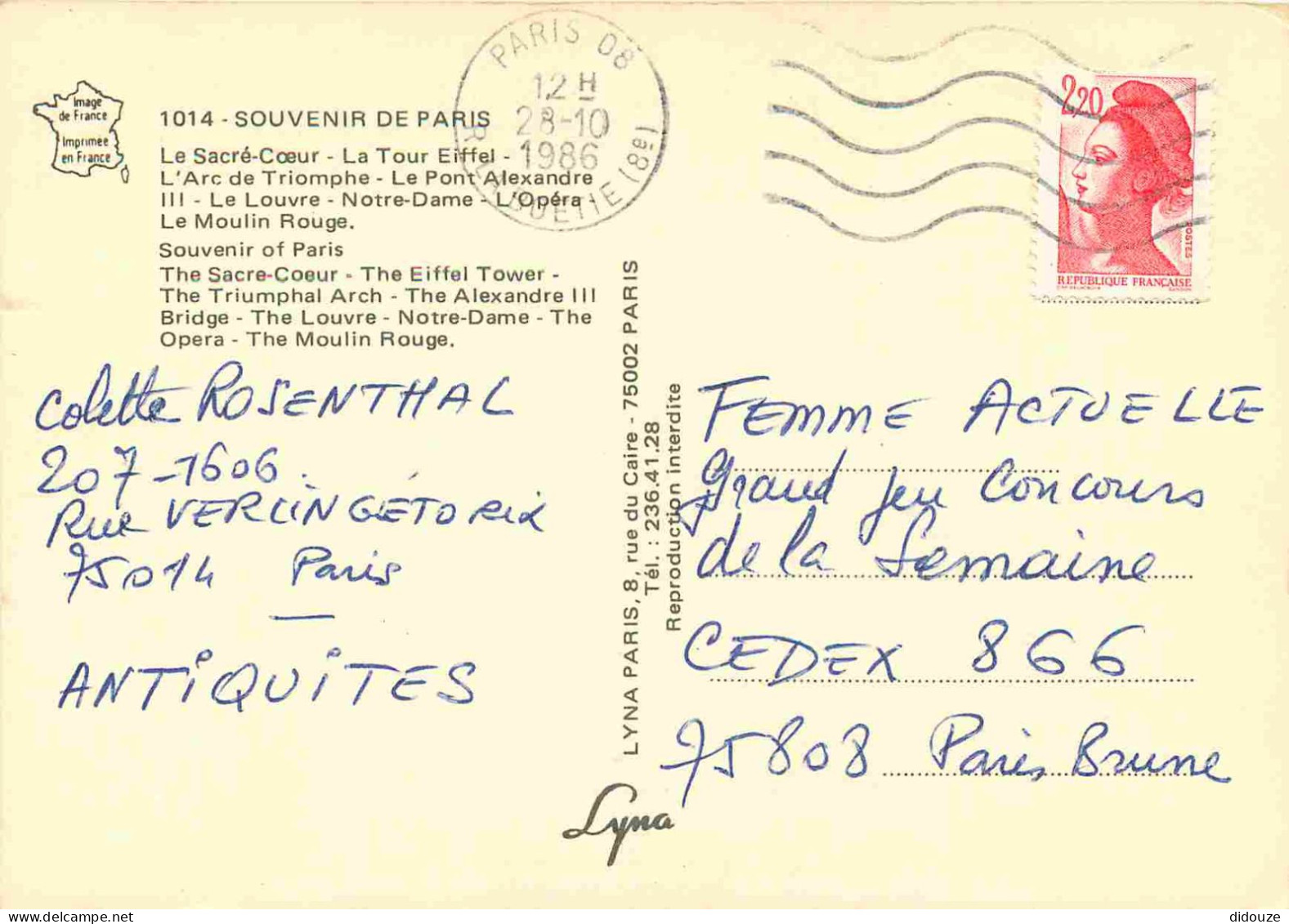 75 - Paris - Multivues - Blasons - CPM - Voir Scans Recto-Verso - Multi-vues, Vues Panoramiques