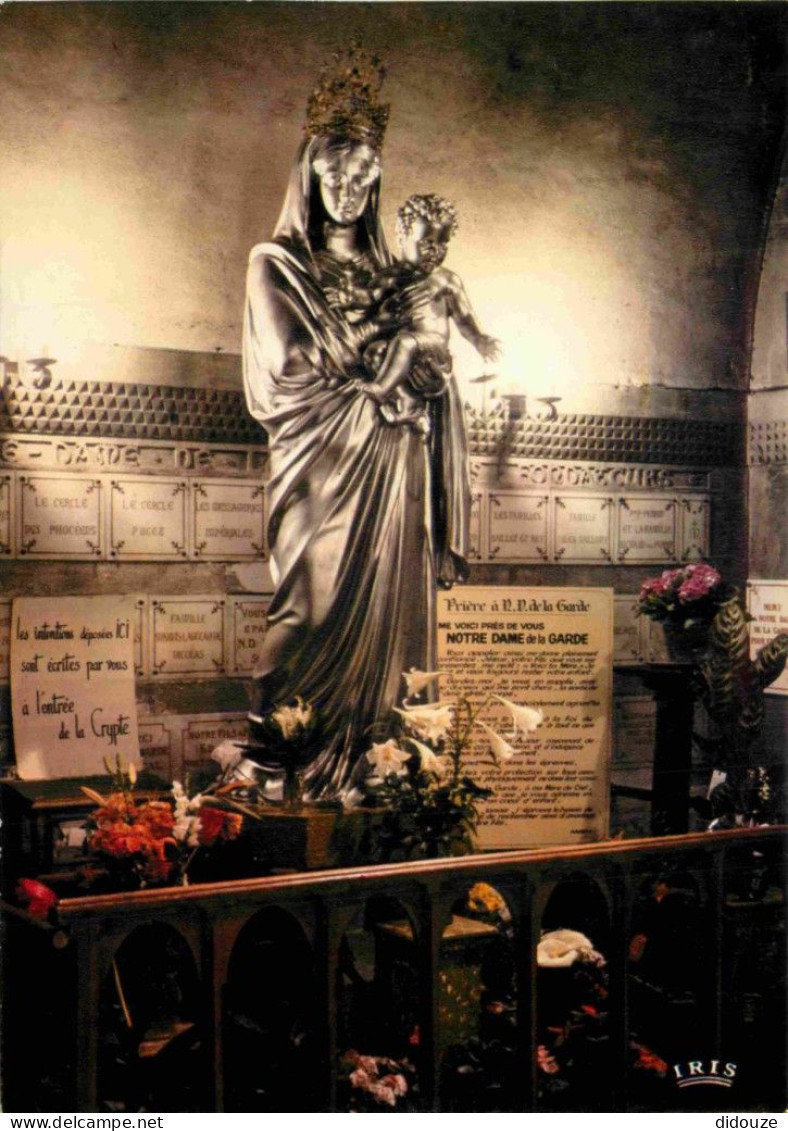 13 - Marseille - Intérieur De La Basilique Notre Dame De La Garde - Vierge En Argent Du Maître Autel - Art Religieux - C - Notre-Dame De La Garde, Ascenseur