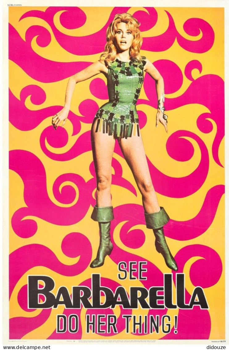 Cinema - Barbarella - Illustration Vintage - Affiche De Film - CPM - Carte Neuve - Voir Scans Recto-Verso - Affiches Sur Carte