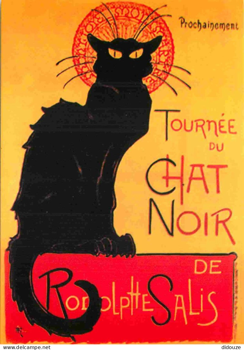 Publicite - Tournée Du Chat Noir De Rodolphe Salis - Art Peinture Illustration - Vintage - Reproduction D'Affiche Public - Publicidad