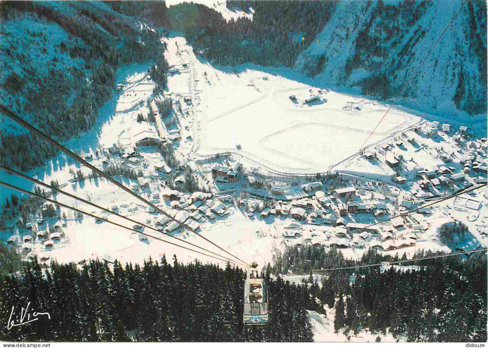 73 - Pralognan La Vanoise - Vue Plongeante Sur Le Village Depuis Le Mont Bochor - CPM - Voir Scans Recto-Verso - Pralognan-la-Vanoise