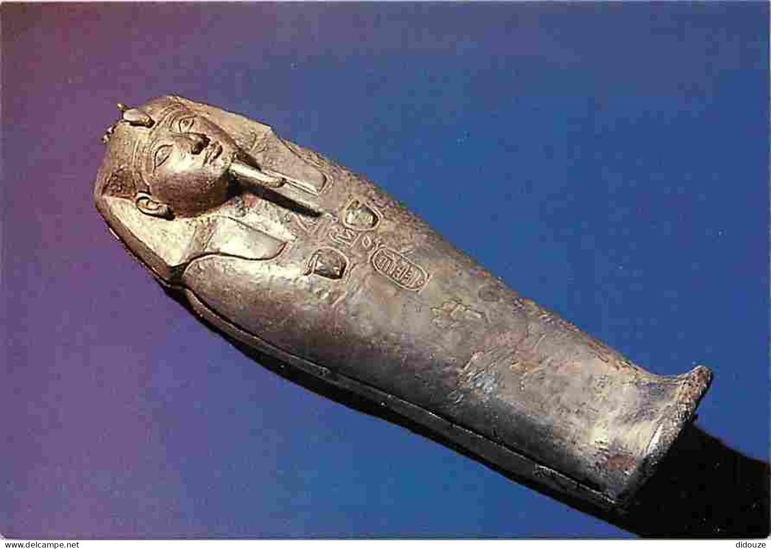 Art - Antiquités - Egypte - Sarcophage Miniature Ayant Contenu Les Entrailles Momifiées Du Pharaon Chéchanq II - CPM - V - Antiquité