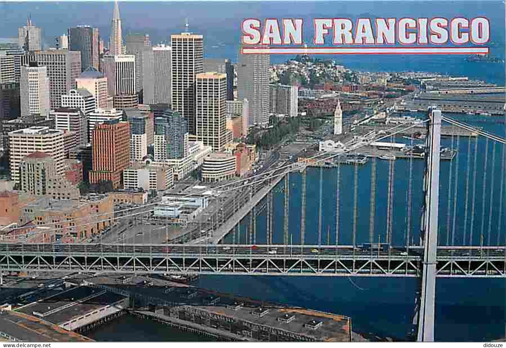Etats Unis - San Francisco - Bay Bridge - Financial District - Vue Aérienne - Buildings - Carte Neuve - CPM - Voir Scans - San Francisco