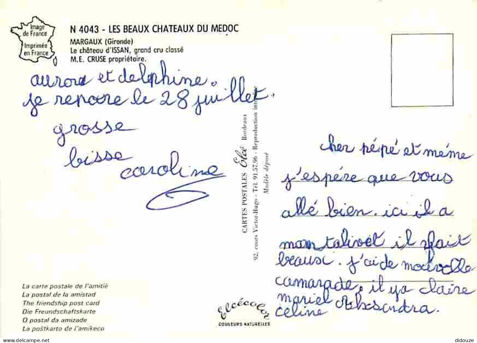 33 - Gironde - Margaux - Le Château D'Issan - CPM - Voir Scans Recto-Verso - Other & Unclassified