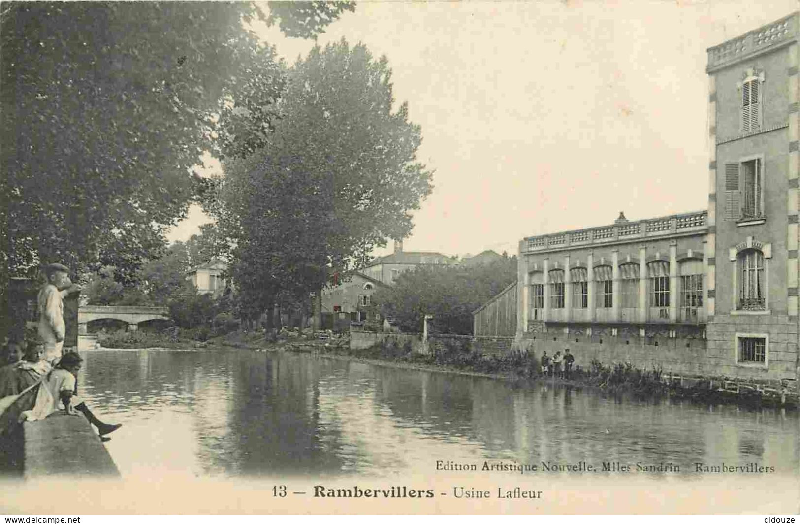 88 - Rambervillers - Usine Lafleur - Animée - Correspondance - CPA - Voir Scans Recto-Verso - Rambervillers