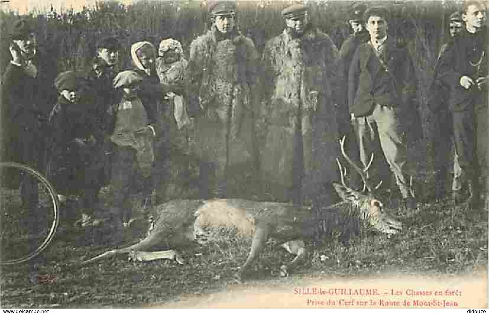 72 - Sillé Le Guillaume - Les Chasses En Foret - Prise Du Cerf Sur La Route De Mont-St-Jean - Animée - Carte Neuve - CPA - Sable Sur Sarthe