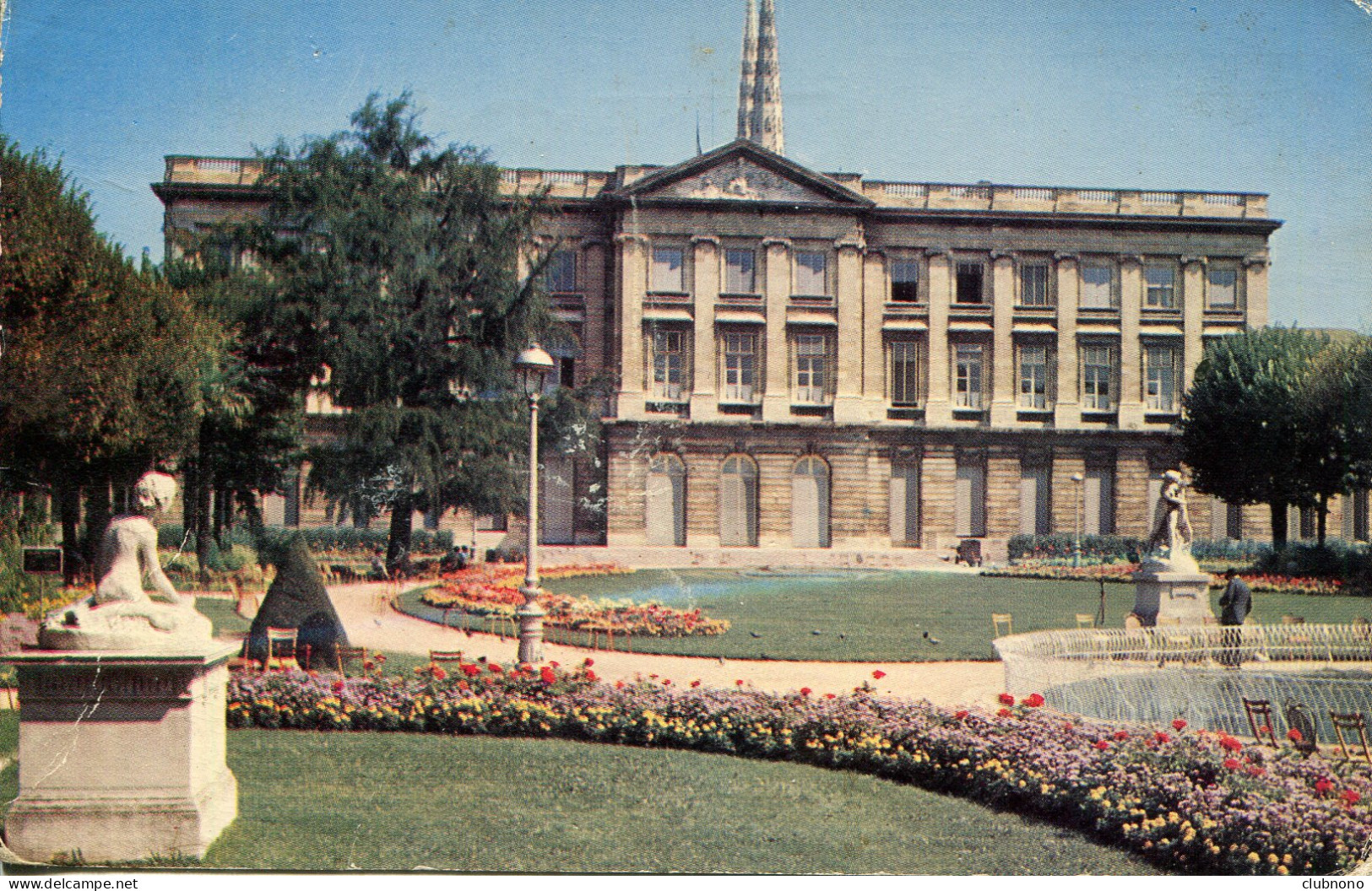 CPSM - BORDEAUX - JARDIN DE LA MAIRIE - HOTEL DE VILLE - Bordeaux