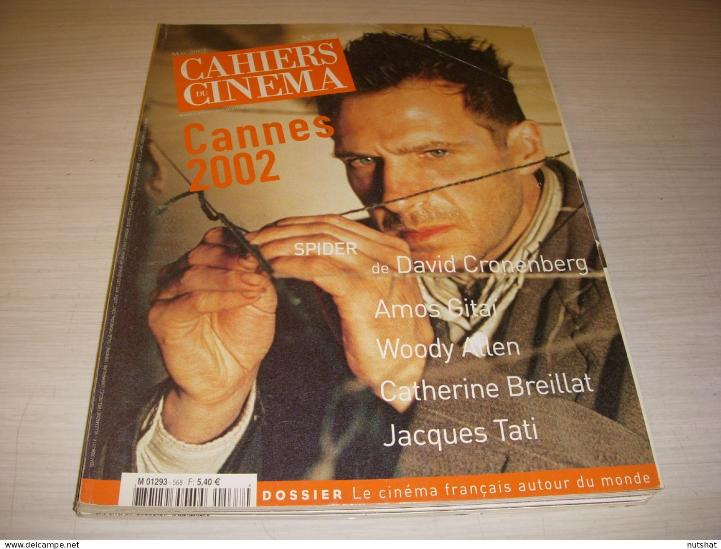 CAHIERS Du CINEMA 568 05.2002 CANNES CRONENBERG TATI Woody ALLEN BREILLAT - Film/ Televisie