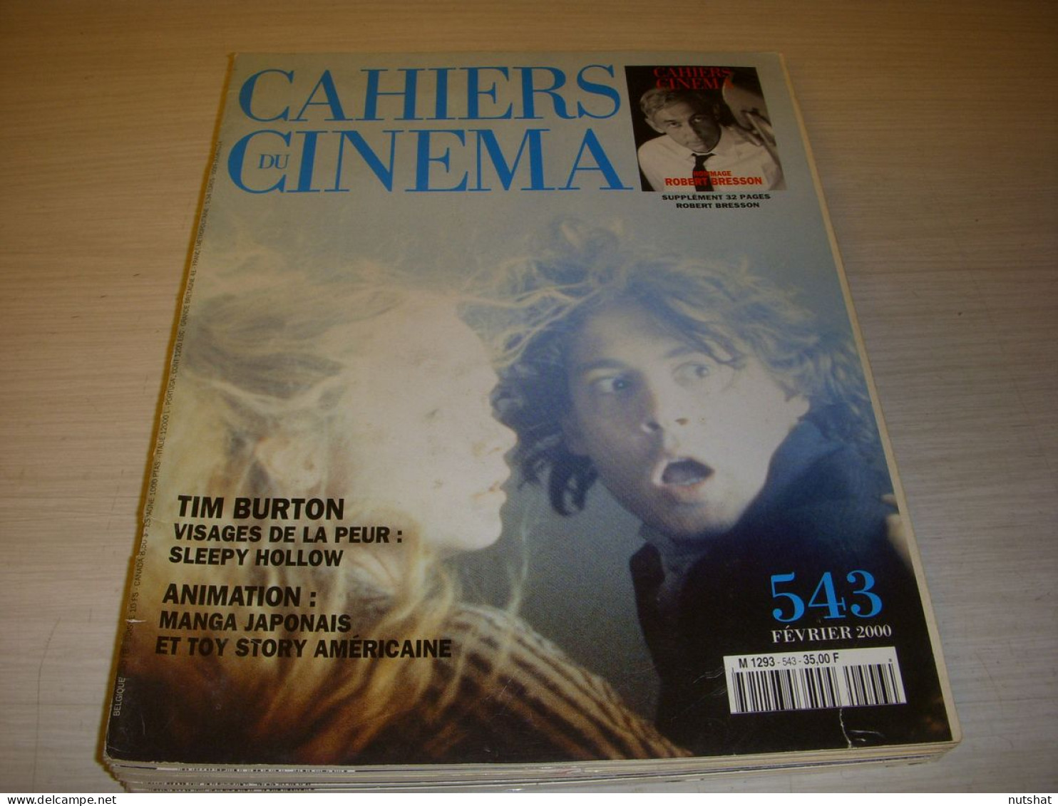 CAHIERS Du CINEMA 543 02.2000 Tim BURTON MANGA JAPONAIS TOY STORY AMERICAINE - Cinéma/Télévision