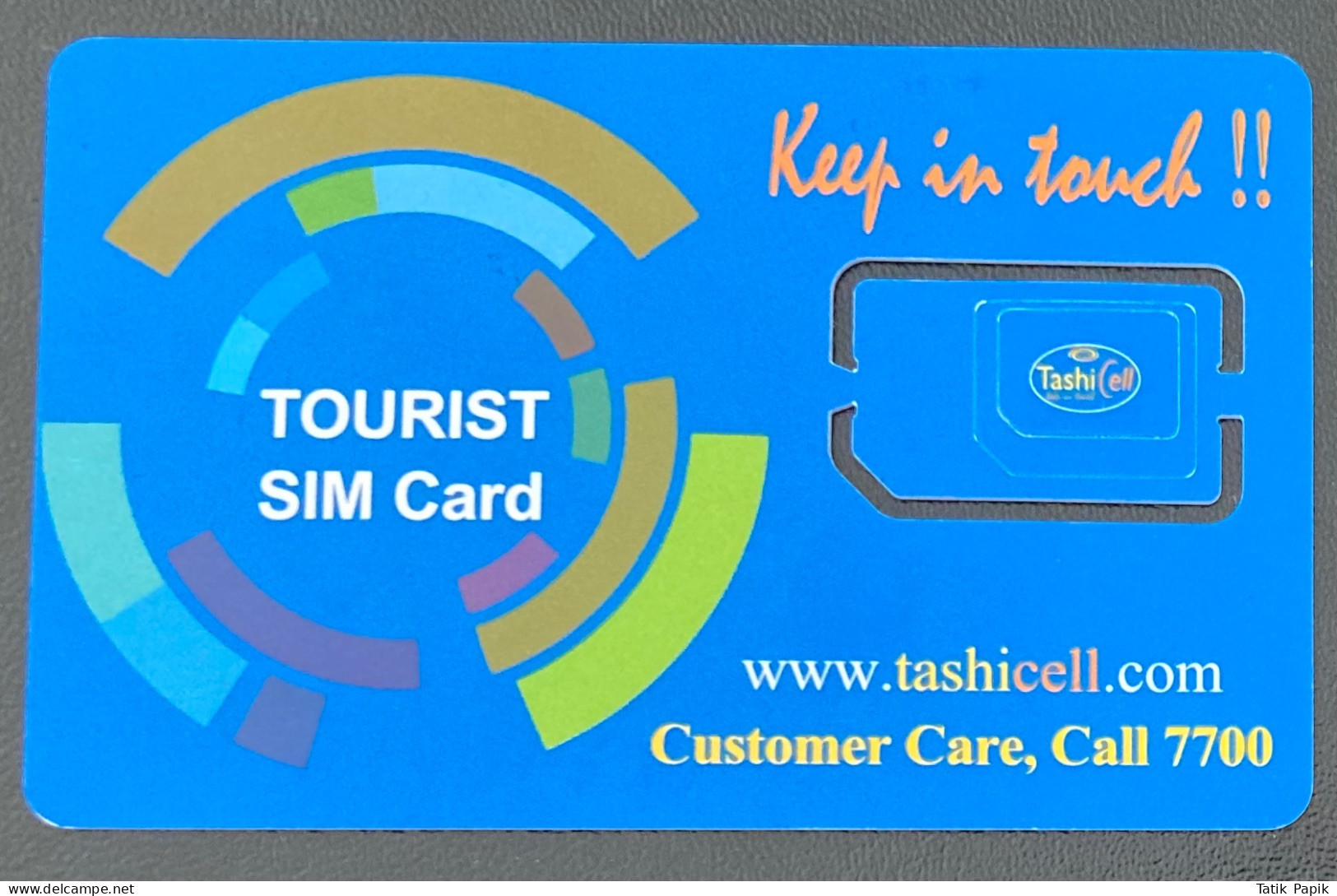 Bhoutan Bhutan Cell Telecom USIM Operator 2G 3G 4G 5G Prepaid SIM Tourist People Card Large Nano Standard Tashi Cell - Bután