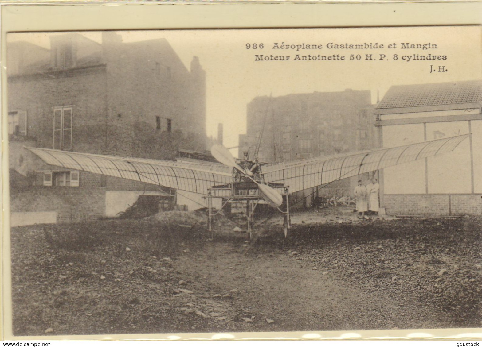 Aéroplane Gastambide Et Mangin - Moteur Antoinette 50 H.P. 8 Cylindres - ....-1914: Vorläufer