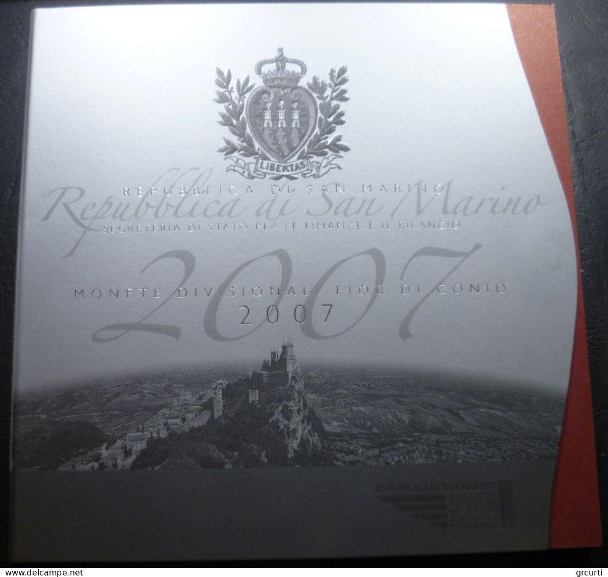 San Marino - 2007 - Serie Zecca - Con 5 € Argento "Pari Opportunità Per Tutti" - San Marino