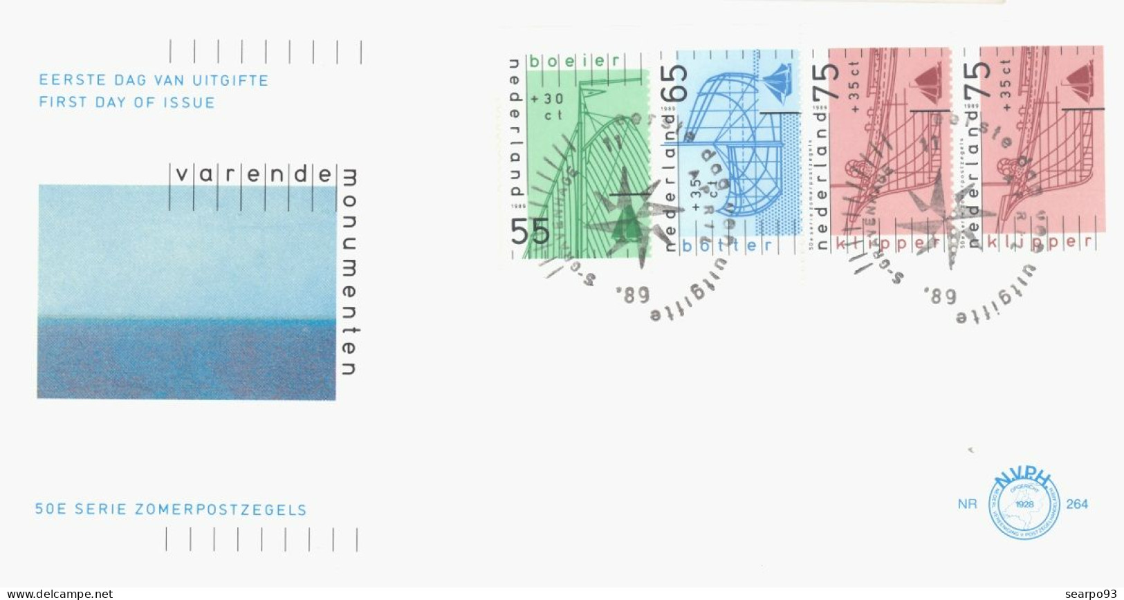 NETHERLANDS. FDC. SUMMER STAMPS 1989 - FDC