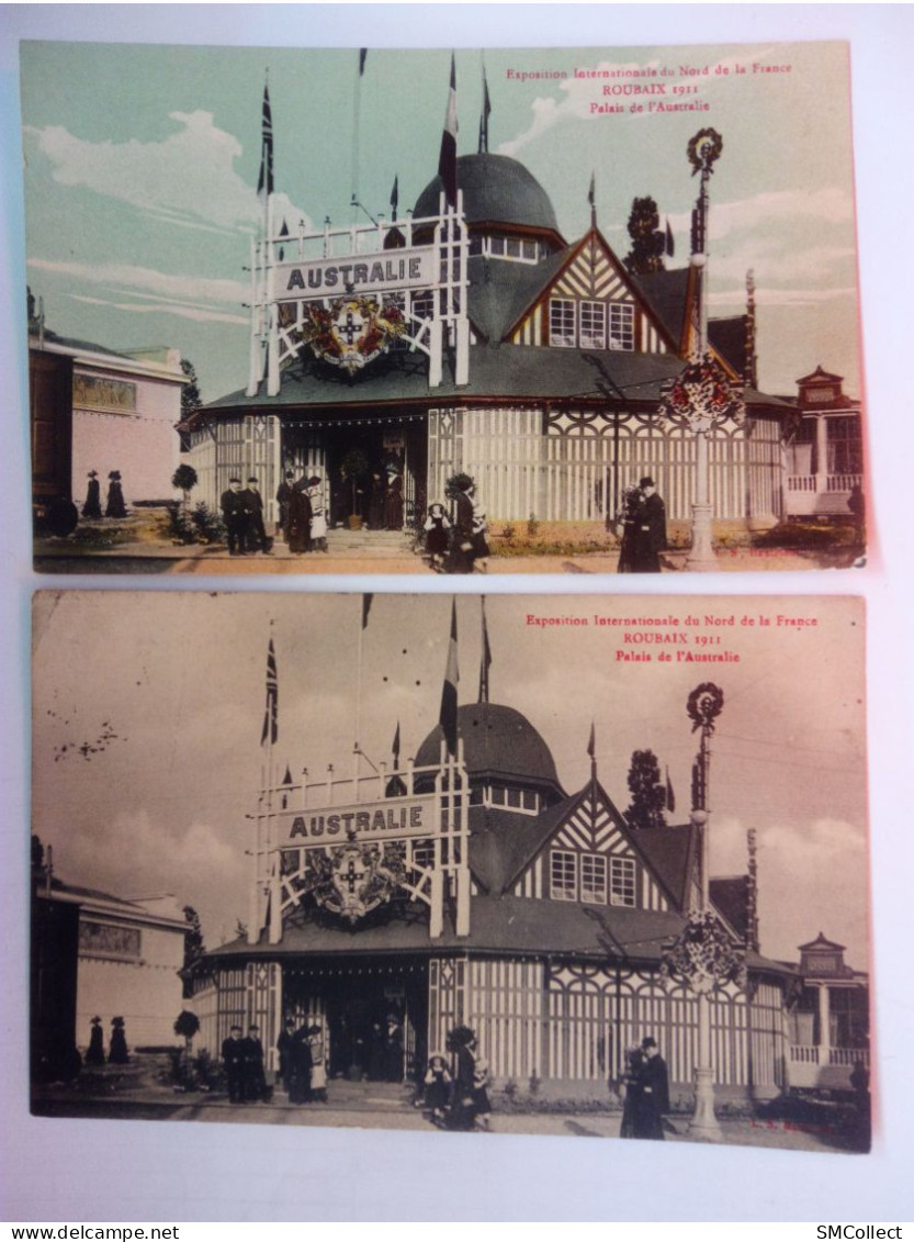 North Of France. Roubaix In 1911. International Exhibition. Palace Of Australia (13511) - Altri & Non Classificati