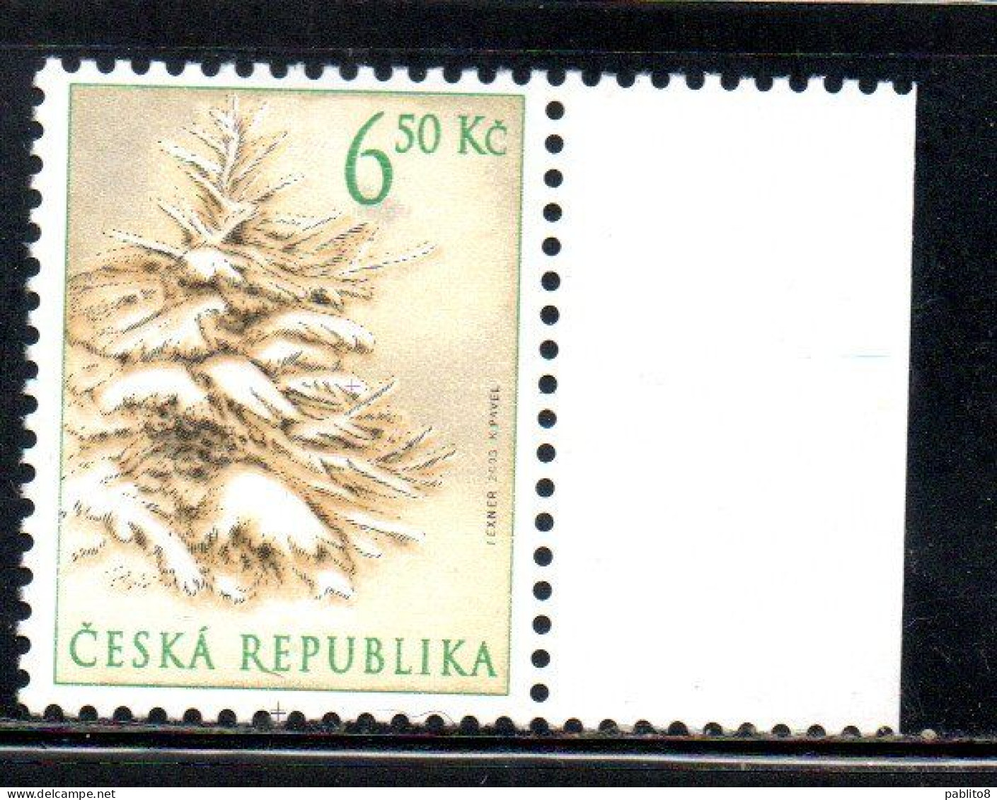 CZECH REPUBLIC CECA REPUBBLICA CZECHOSLOVAKIA 2003 CHRISTMAS NATALE NOEL WEIHNACHTEN NAVIDAD 6.50k MNH - Ongebruikt