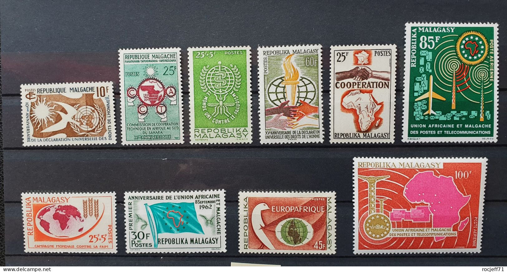 04 - 24 - Madagascar - Lot De Timbres Juste Après L'indépendance - Tous ** - Madagaskar (1960-...)