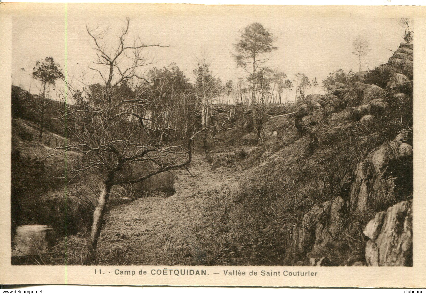 CPA - CAMP DE COETQUIDAN - VALLEE DE SAINT-COUTURIER - Guer Coetquidan