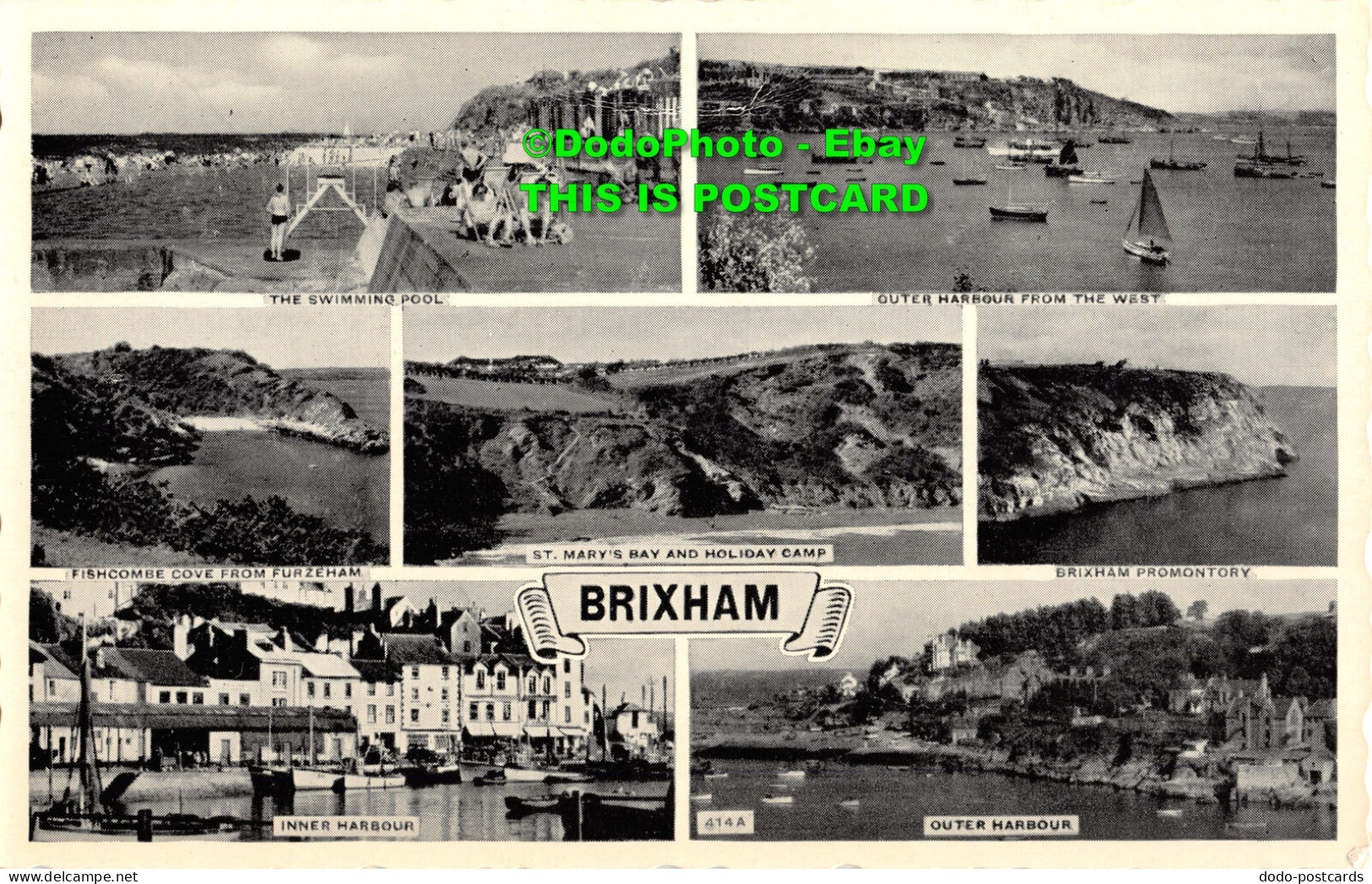 R380173 Brixham. The Swimming Pool. St. Mary Bay And Holiday Camp. Multi View - Monde