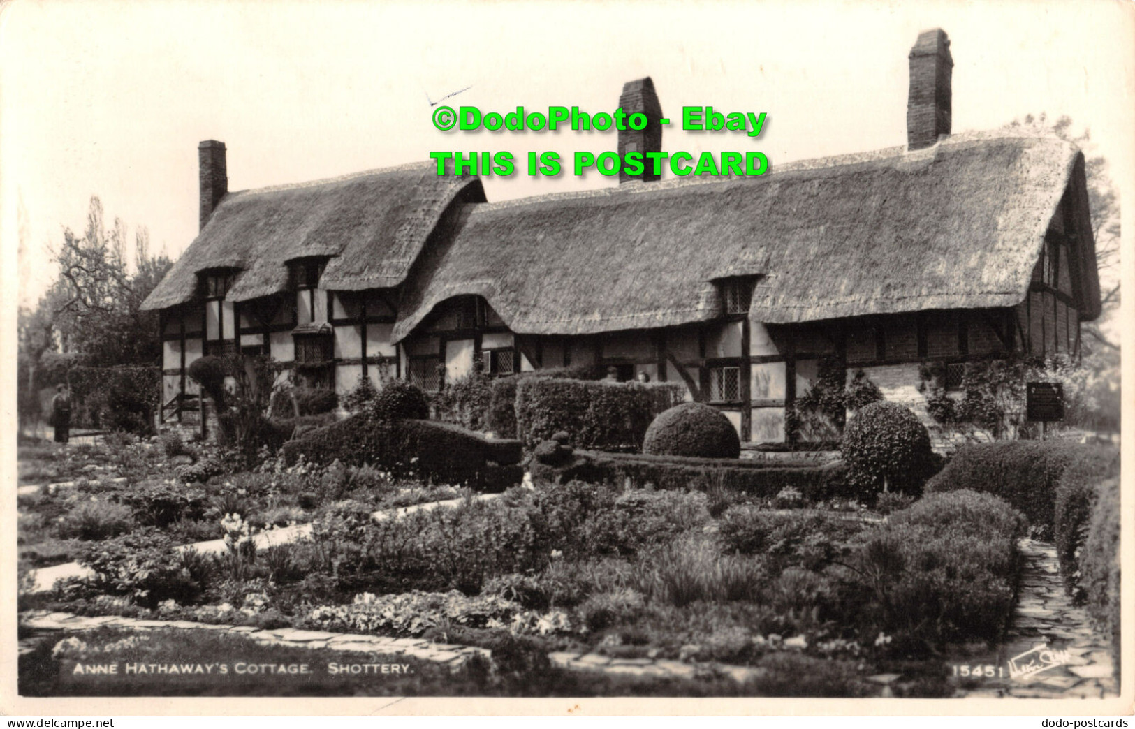 R380176 Shottery. Anne Hathaway Cottage. Walter Scott. RP - Monde