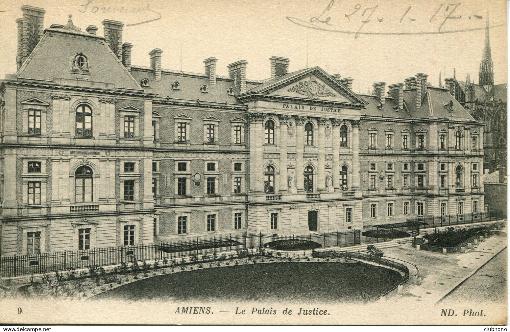 CPA - AMIENS - LE PALAIS DE JUSTICE - Amiens