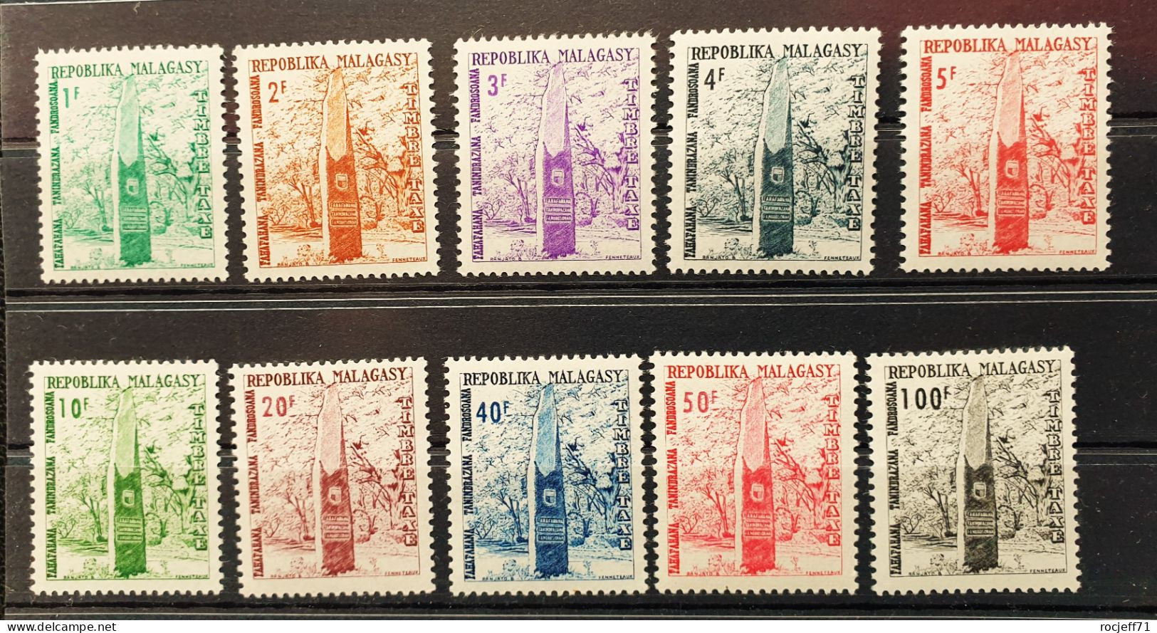 04 - 24 - Madagascar - Lot De Timbres Taxe Juste Après L'indépendance - Tous ** - Madagascar (1960-...)