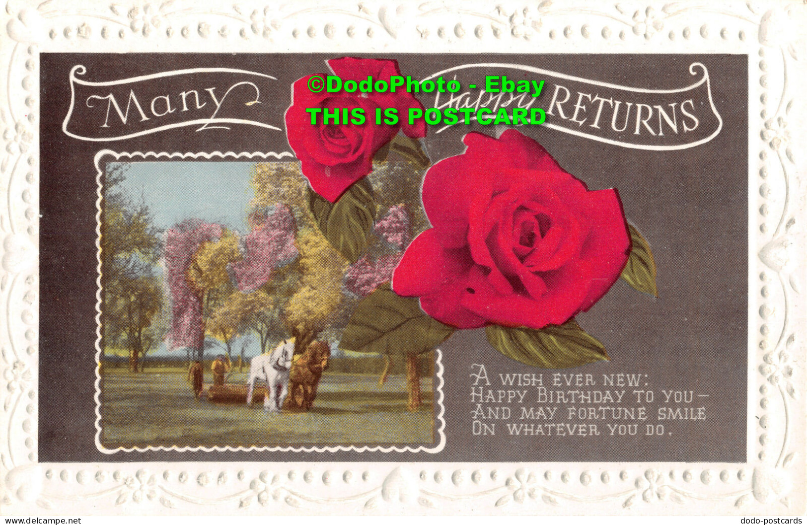 R380191 Many Happy Returns. A Wish Ever New Happy Birthday To You. Postcard - Monde