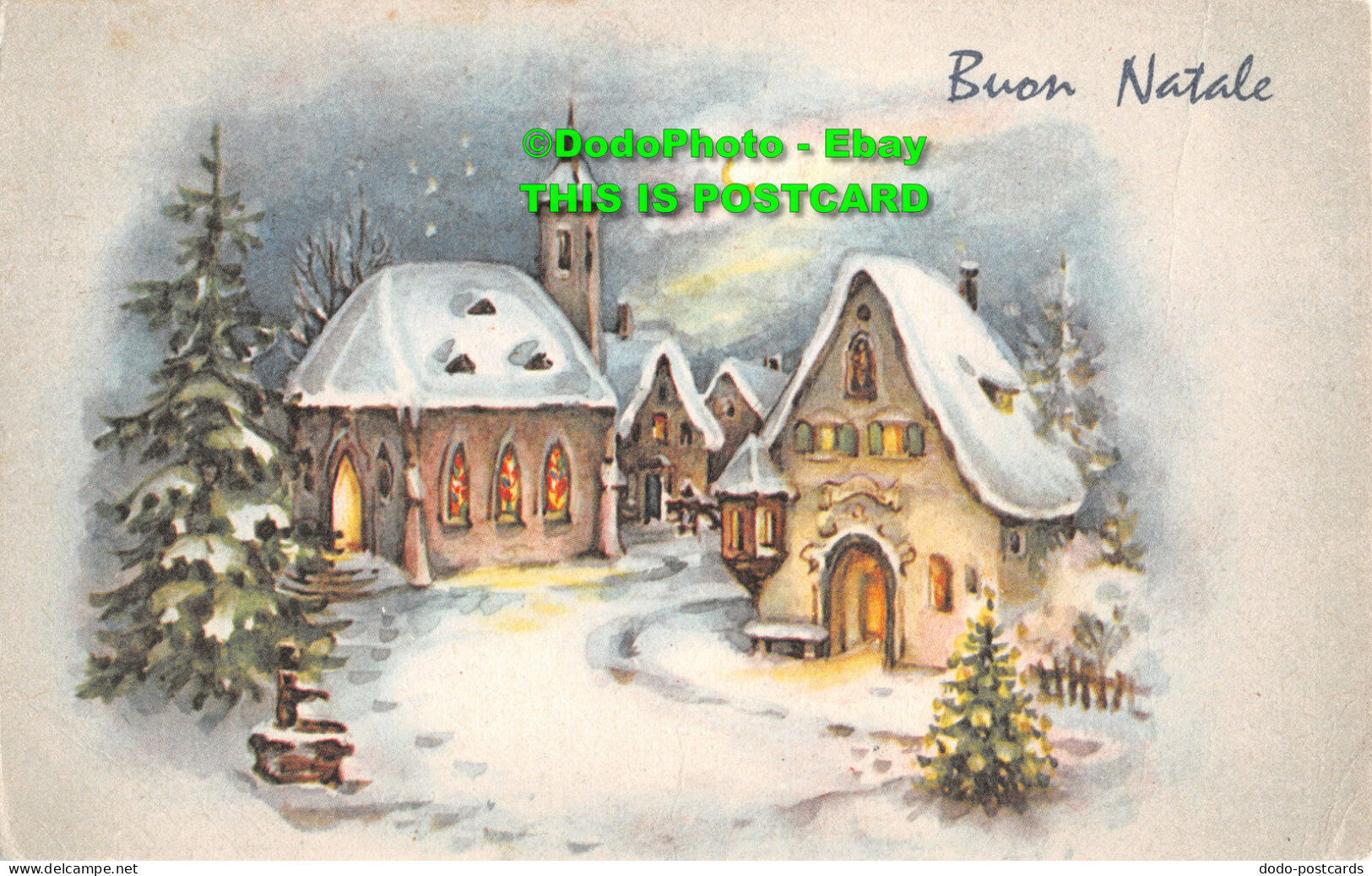 R380197 Buon Natale. Saemec. Postcard. 1966 - Monde