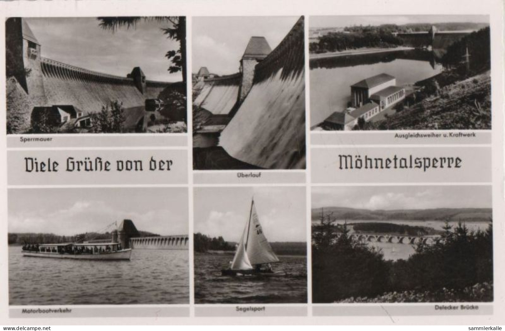 59361 - Möhnetalsperre - U.a. Ausgleichsweiher - Ca. 1955 - Andere & Zonder Classificatie