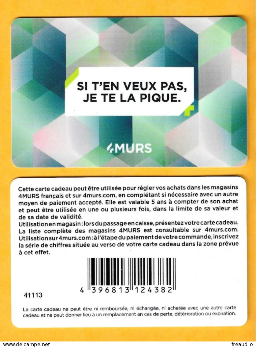 Carte Cadeau 4 MURS - 1 - Gift Cards