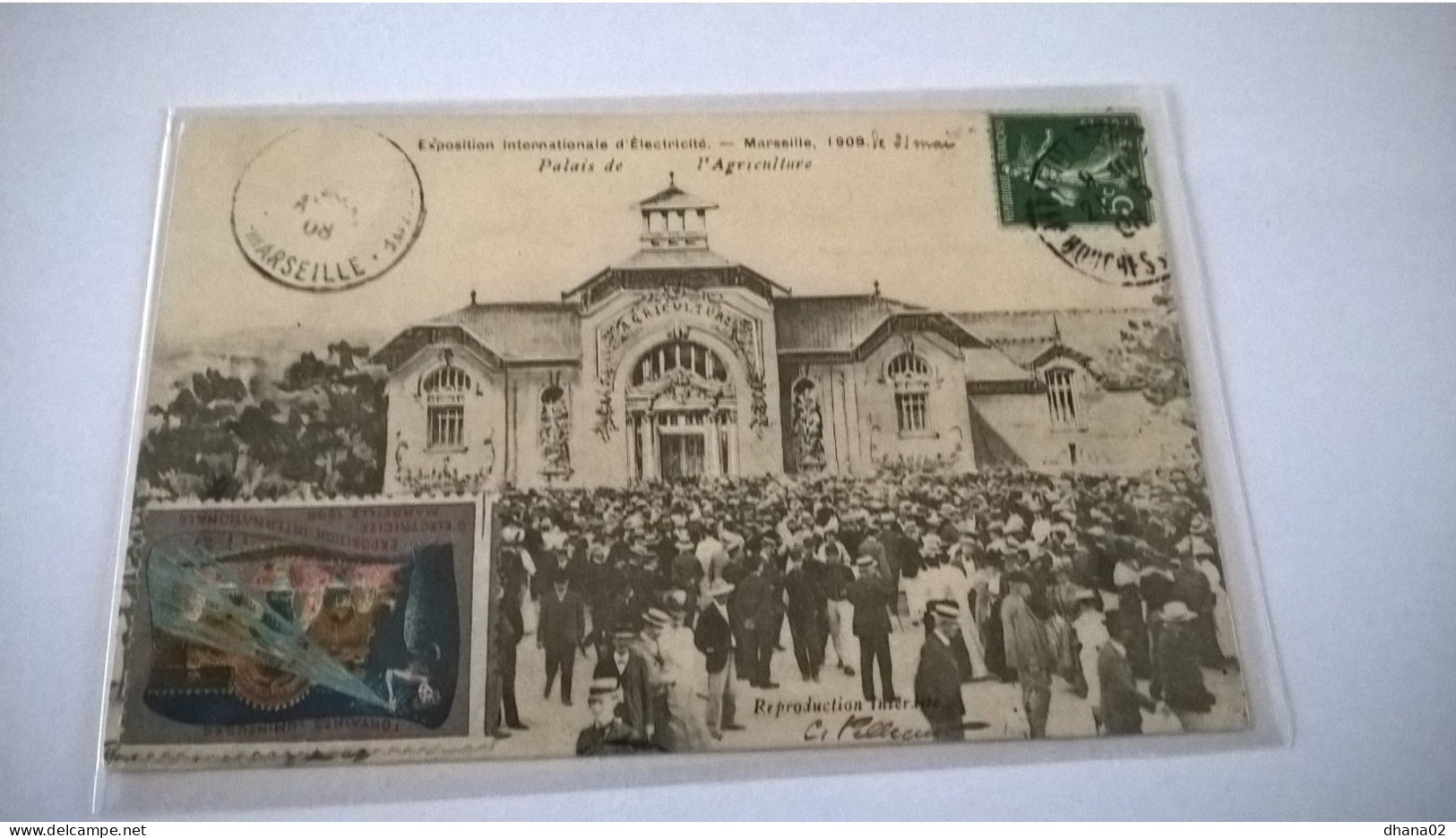 MARSEILLE Palais De L'agriculture - Exposición Internacional De Electricidad 1908 Y Otras