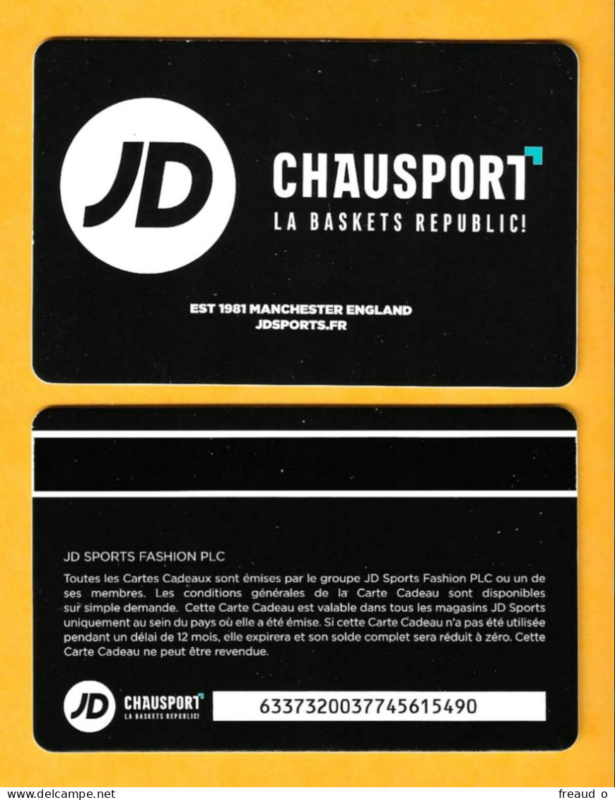 Carte Cadeau JD - CHAUSPORT - - Gift Cards