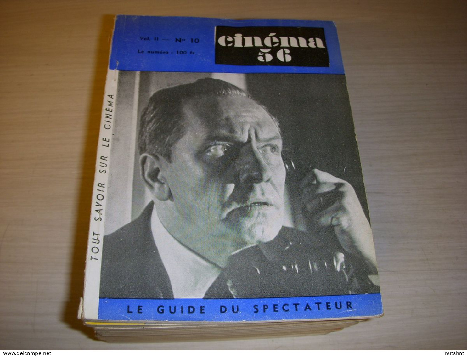 CINEMA 56 N° 10 03.1956 JEANSON OTHELLO SHASKESPEARE Au CINEMA FLAHERTY SENSO - Film/ Televisie