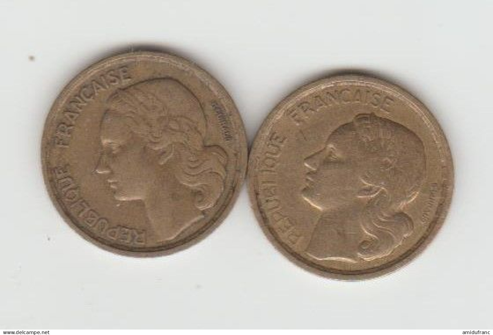 10 Francs 1950 B + 1954 B - 10 Francs