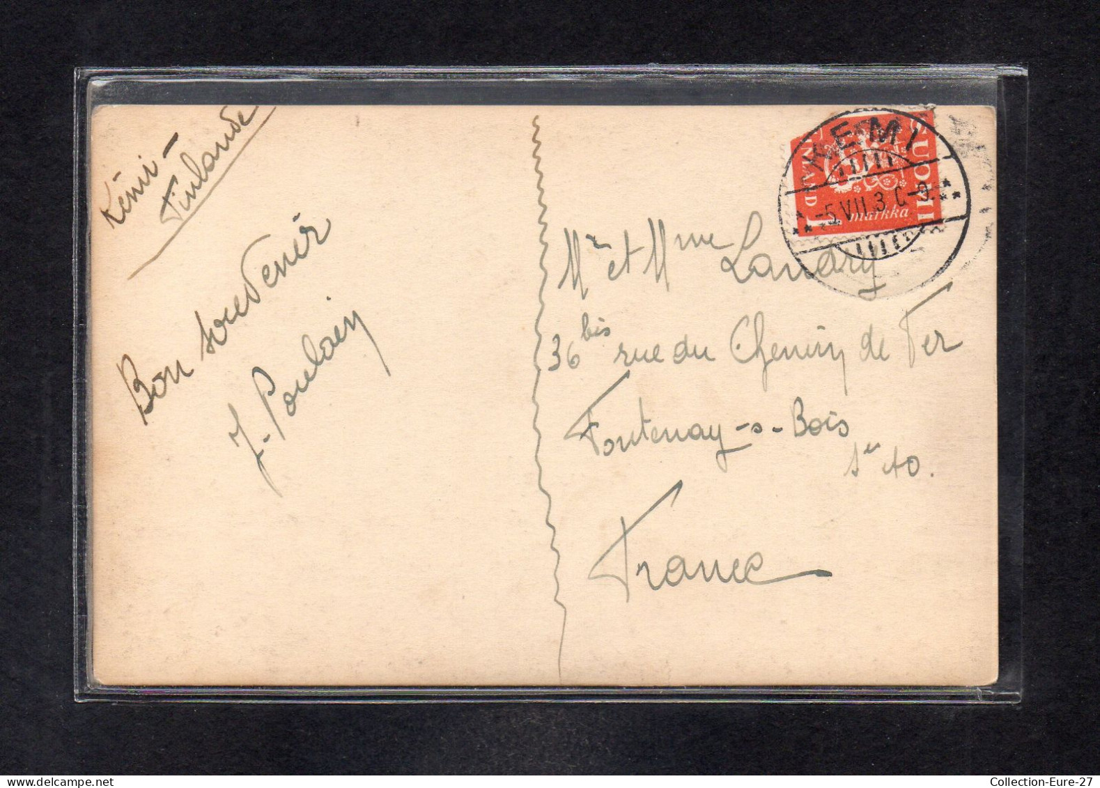 (16/04/24) FINLANDE-CPA KEMI - CARTE PHOTO - Finlandia