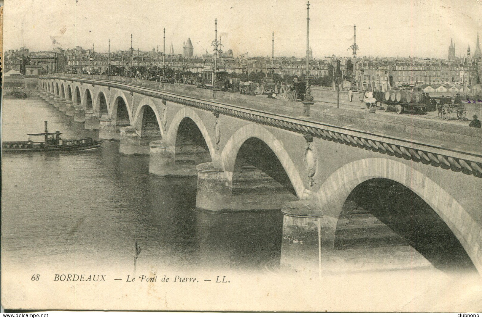 CPA -BORDEAUX - LE PONT DE PIERRE - Bordeaux