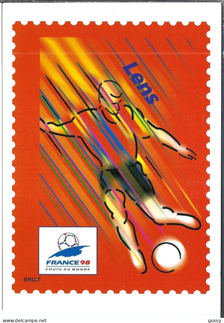FRANCE Ca.1998: 4 CP Ill. Entiers Neufs "Coupe Du Monde" - Standard Postcards & Stamped On Demand (before 1995)