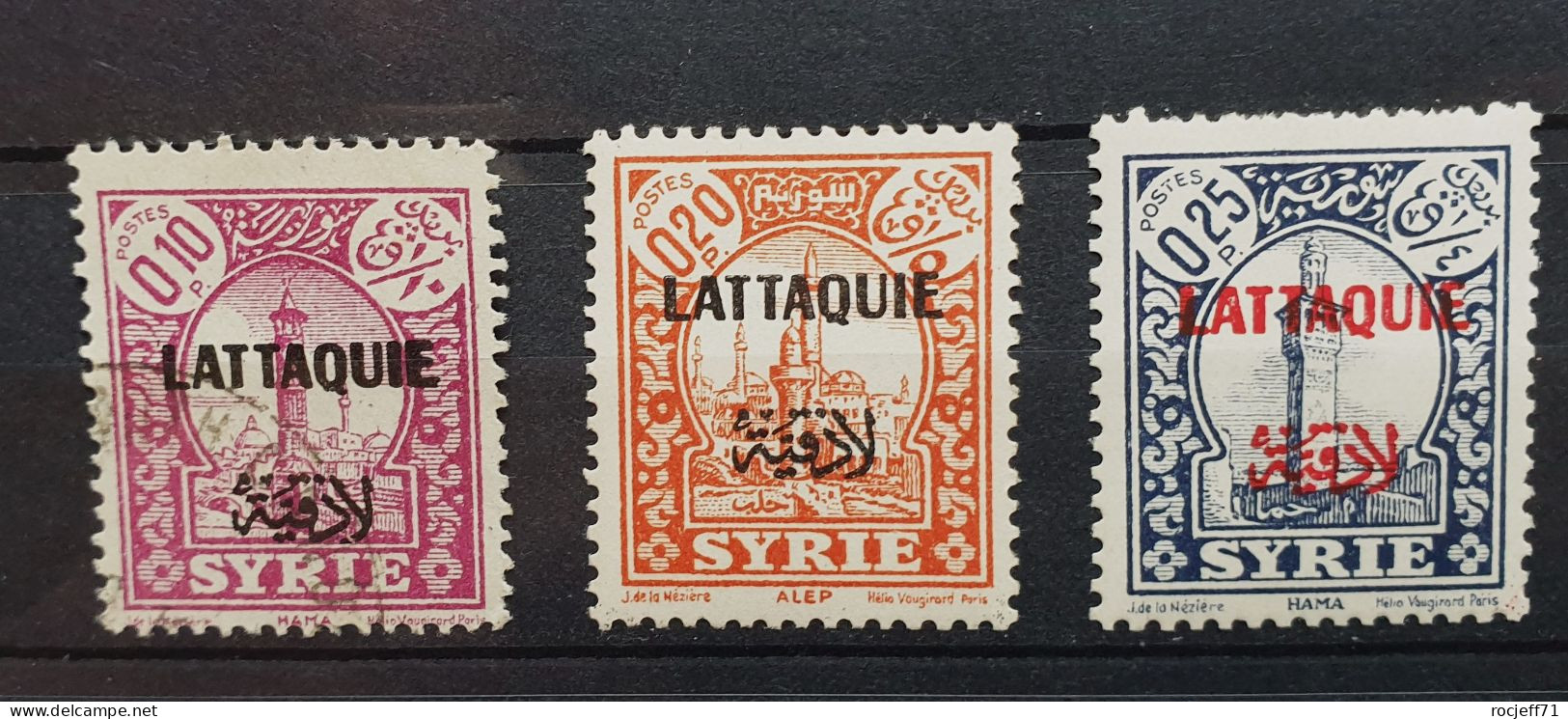 04 - 24 - Lattaquie - N° 20 Oblitéré - 21 *  - 22 * - MH - Unused Stamps