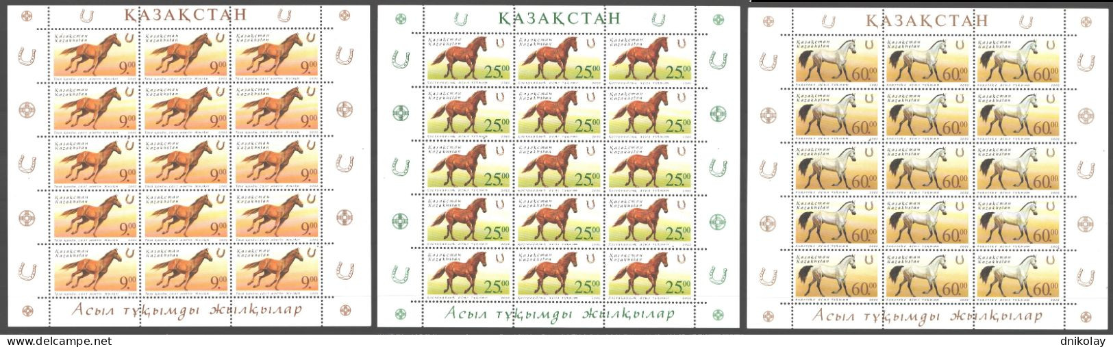 2002 367 Kazakhstan Horses MNH - Kazachstan