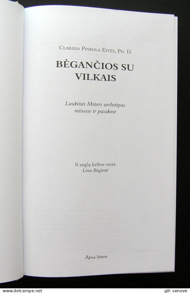 Lithuanian Book / Bėgančios Su Vilkais By Clarissa Pinkola Estes 2005 - Kultur