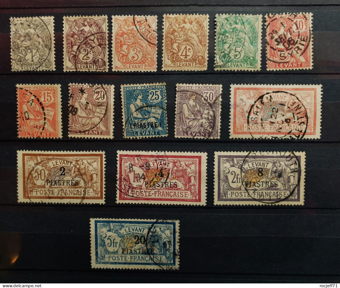 04 - 24 - Levant N° 9 à 23 - Série Complète - Cote : 53 Euros - Used Stamps