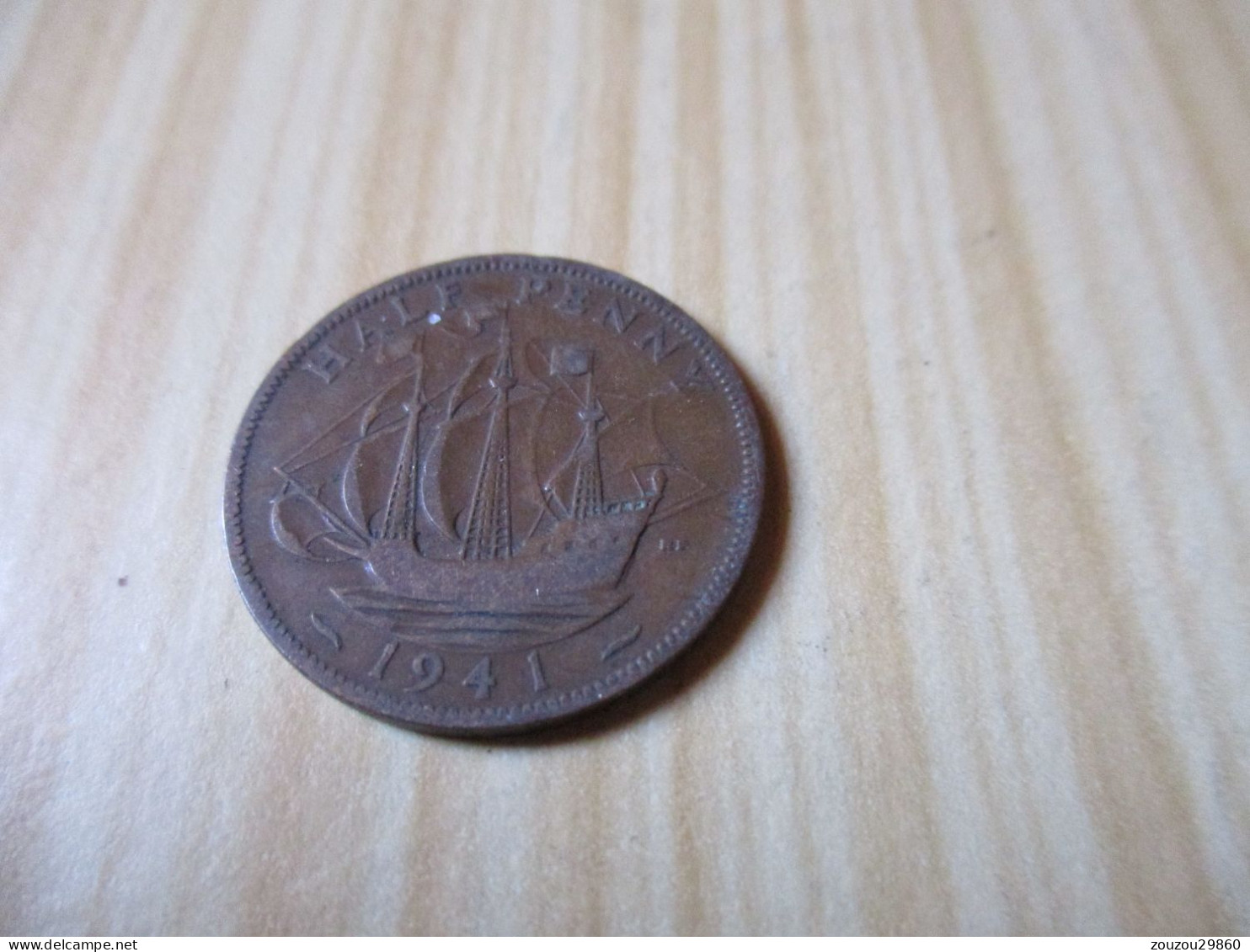 Grande-Bretagne - Half Penny George VI 1941.N°262. - C. 1/2 Penny